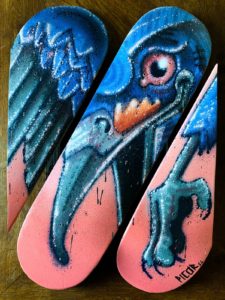Triptyque sur Skate découpé